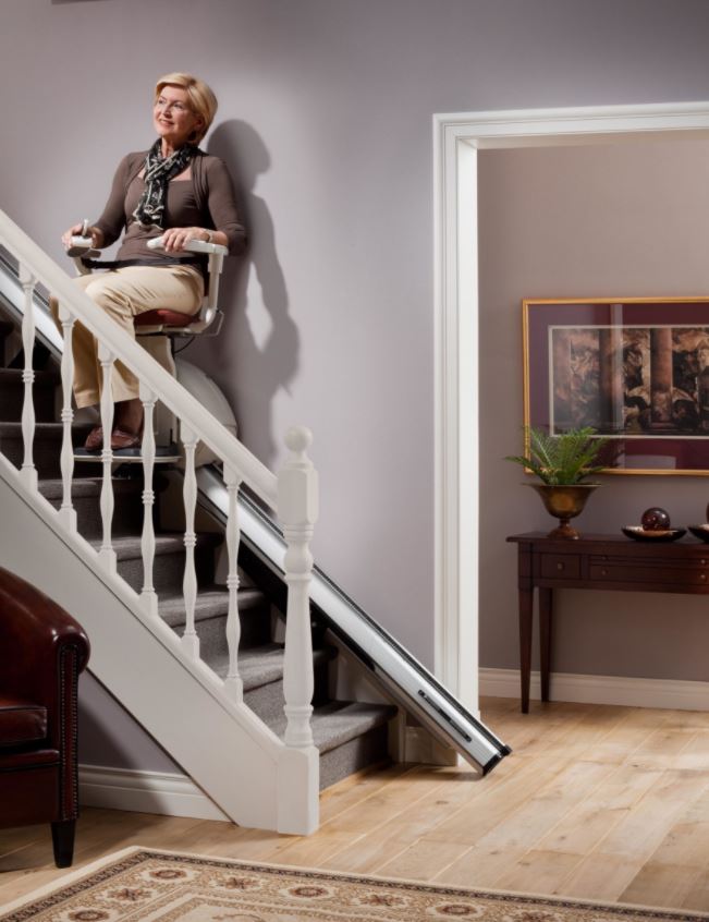 Stairlift Moving Upwards